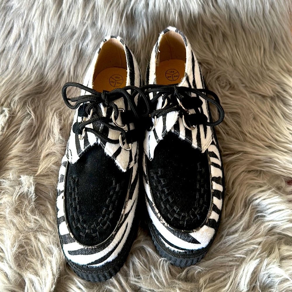 T.U.K. Zebra Stripe Creepers